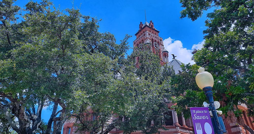 photo of ellis county courthouse in waxahachie texas