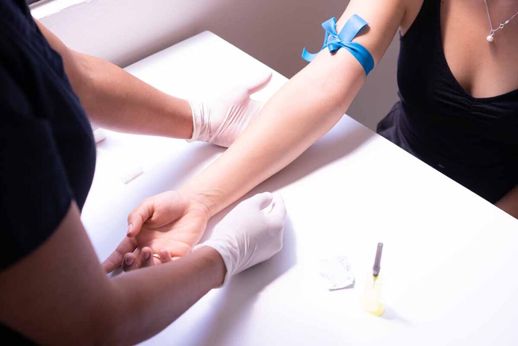 Students can learn phlebotomy in 16 weeks at Navarro College.