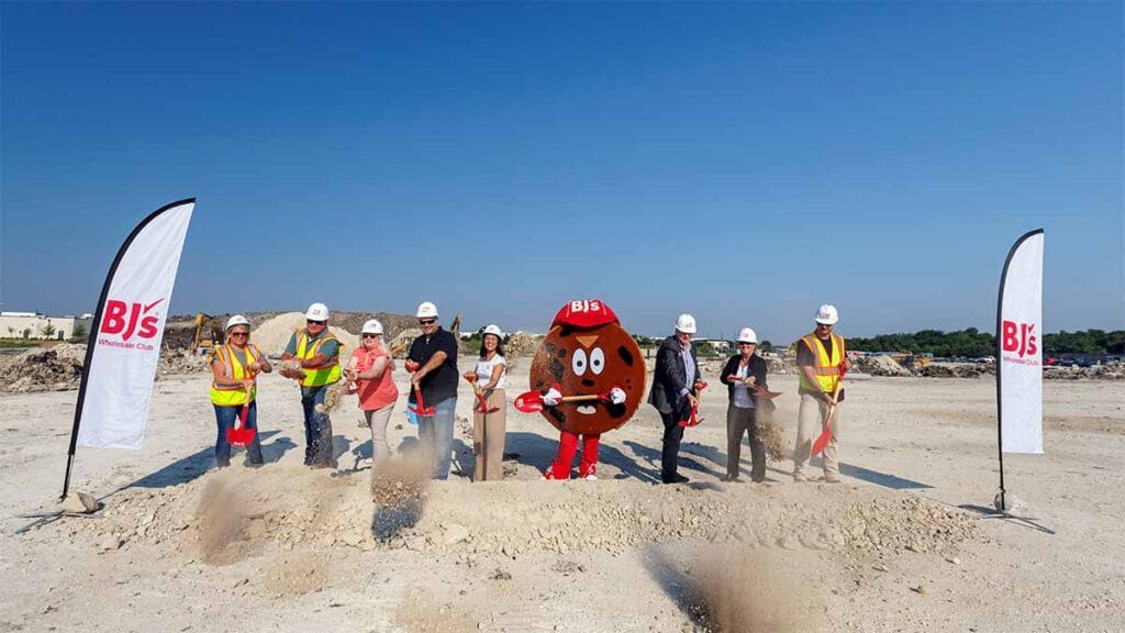 BJs Wholesale Club groundbreaking in Waxahachie, Texas