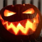 Photo of Halloween jack-o'-lantern
