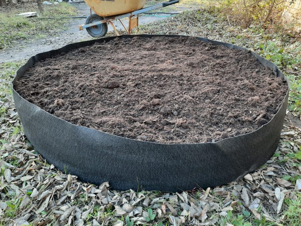 Photo of Big Bag Bed with soil